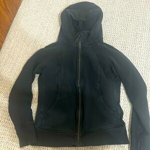 Lululemon Full Zip Scuba, Size 10, Color Black